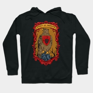 Eagle illustration. spirit of freedom Hoodie